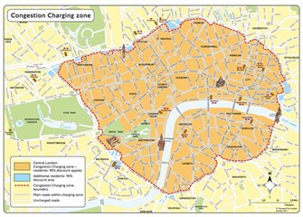 Possible ULEZ boundaries