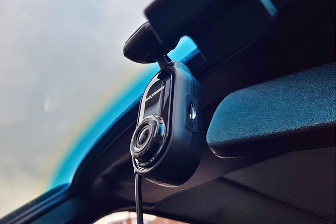 Nextbase Piqo mounted to windscreen