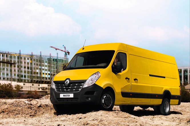 The facelifted Renault Master Van