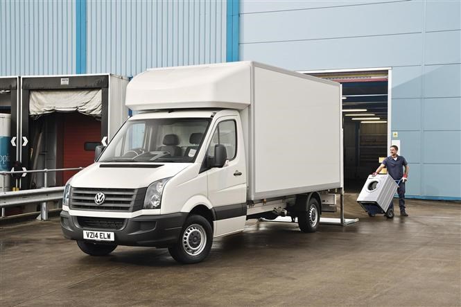 Volkswagen Crafter Luton is based on the long wheelbase powered by a 2.0-litre diesel engine