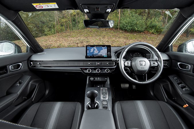 Honda Civic review (2022) dashboard
