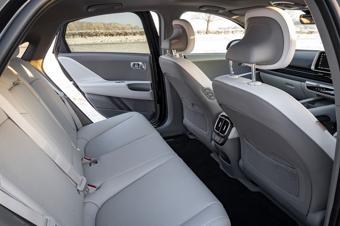 Hyundai Ioniq 6 rear passenger compartment
