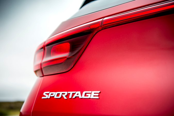 Kia Sportage rear badge