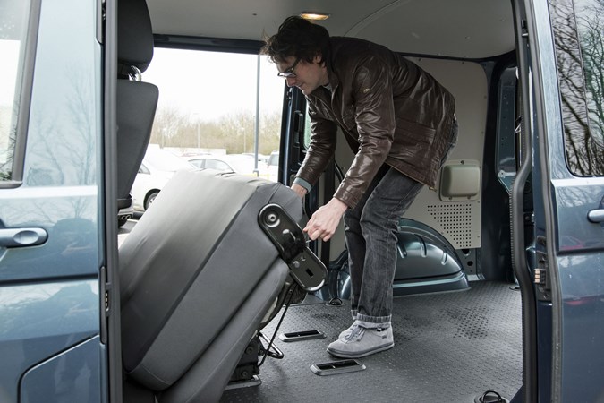 VW Transporter T6 TSI long-term test review - removing the rear seats stage two