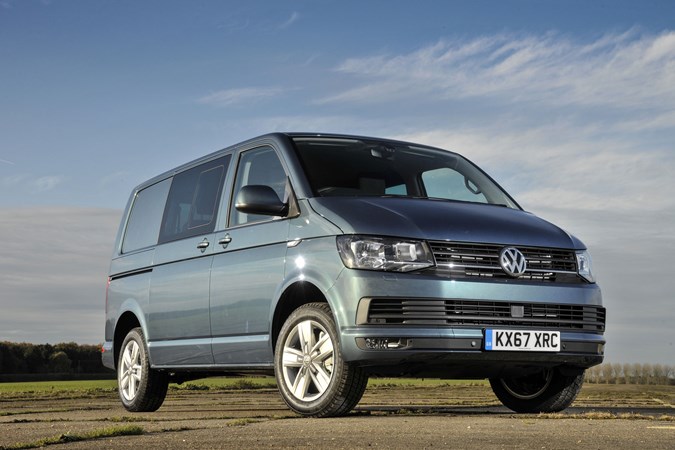 VW Transporter TSI petrol long-term review - arrived, front