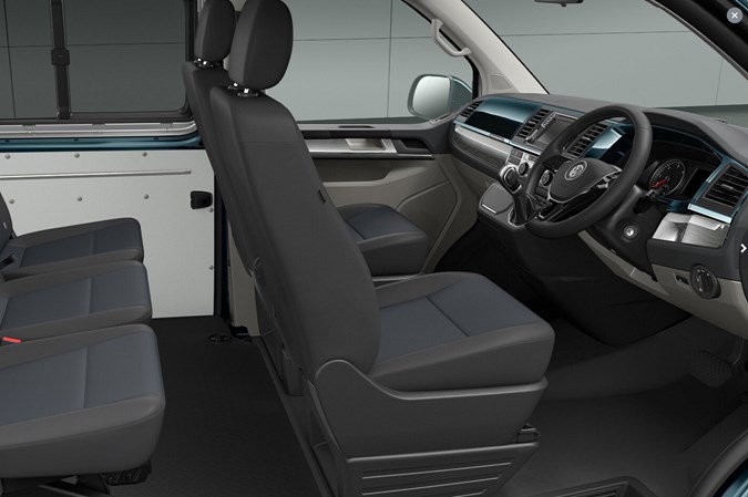 VW Transporter TSI petrol long-term review - original specification render, interior