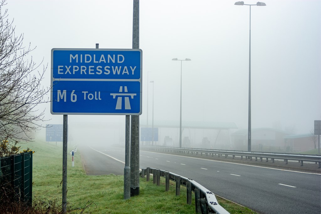 The M6 Toll road charges, costs, and what to expect