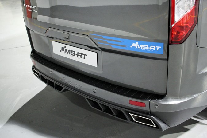 Ford Transit Custom MS-RT review - rear detail