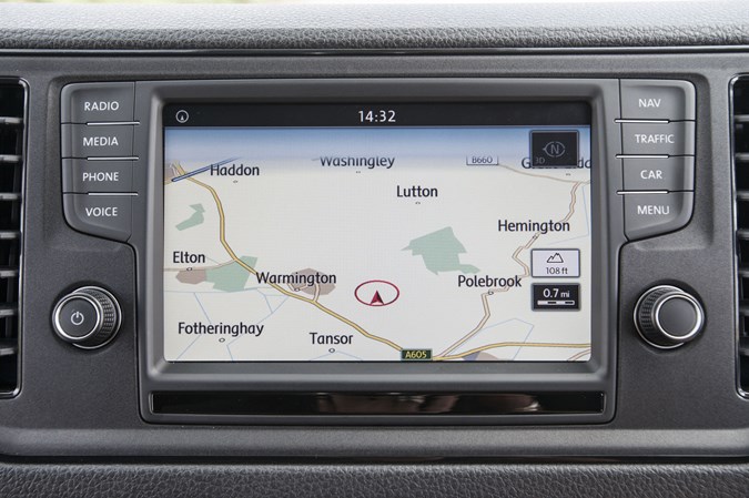 VW Crafter infotainment system