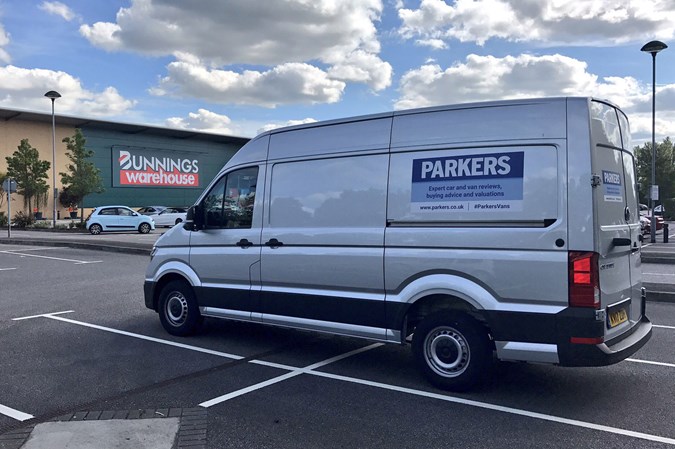 Parkers Vans VW Crafter long-term test review - parking requires plenty of space