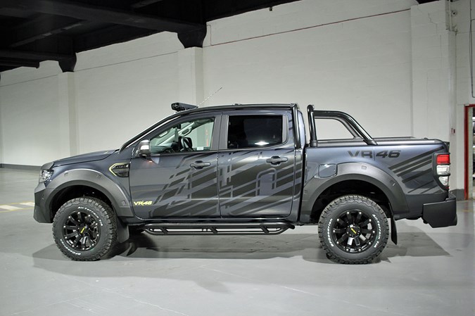 Ford Ranger VR46 review - side view with full graphics