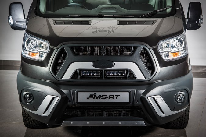 Ford Transit Guy Martin Edition review - front end and bumper detail