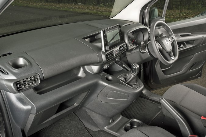 2018 Vauxhall Combo right-hand drive cab interior