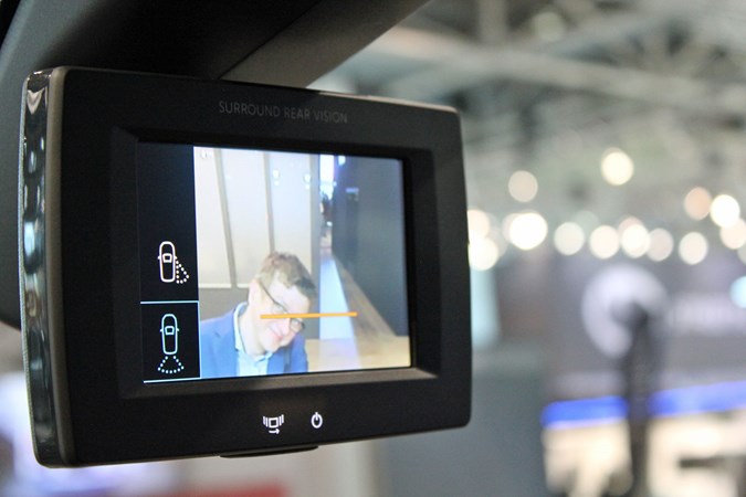 Citroen Berlingo van world debut at IAA Commercial Vehicles show - rear-view mirror is a screen for a camera