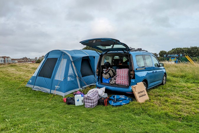 VW Caddy Life tent