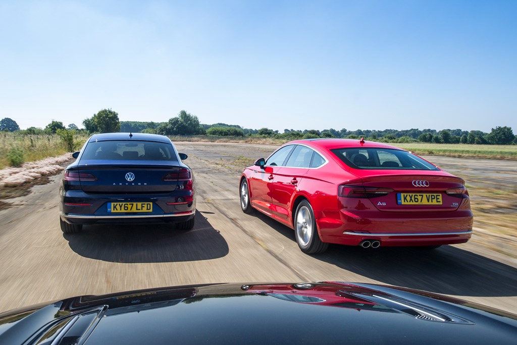Kia Stinger vs Audi A5 Sportback vs VW Arteon