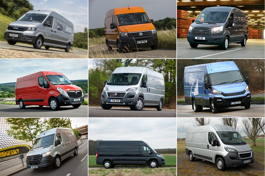Parkers Vans ranks large 3.5t vans for mpg