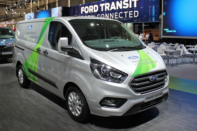 Ford Transit Custom PHEV production version at the 2018 IAA show