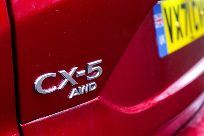 Mazda CX-5 AWD badge