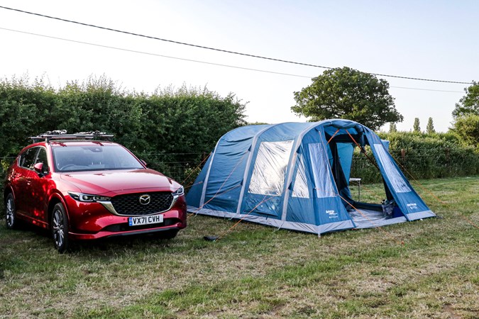Mazda CX-5 with tent
