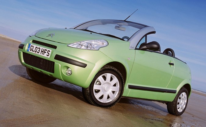 2003 Citroen Pluriel on a beach