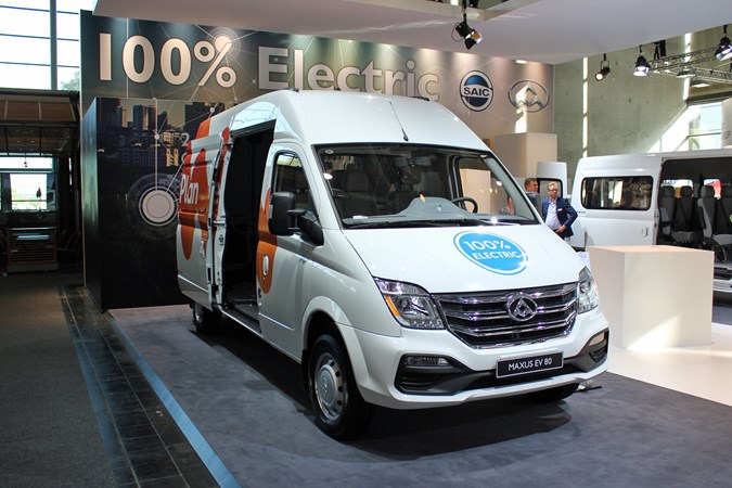 New Maxus-LDV EV80 facelift at the IAA 2018 - front view