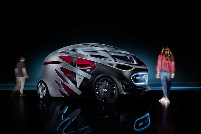 Mercedes Vision Urbanetic concept in people carrier mode