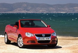 Used car buying guide: Volkswagen Eos hardtop convertible, roof down, red