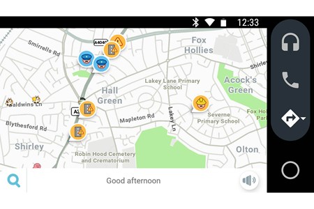 Waze map