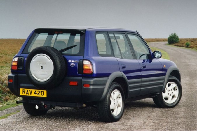 1998 Toyota RAV4 five door in blue