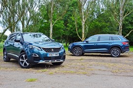 Skoda Kodiaq Peugeot 5008 company car