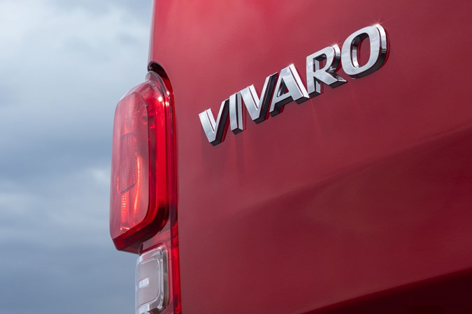 All-new 2019 Vauxhall Vivaro van - rear badge