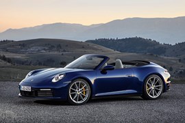 Porsche 911 Cabriolet front three-quarter static