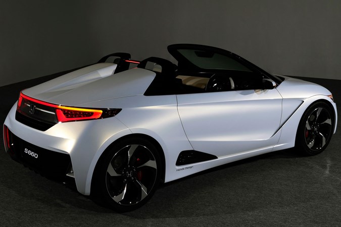 Image of a Honda S660, a compact sports car available for import from Japan to the UK.