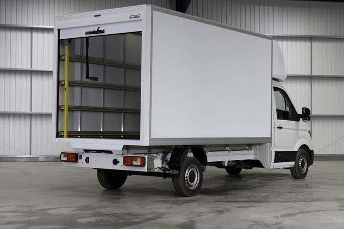 VW Crafter Engineered To Go Luton conversion - rear view