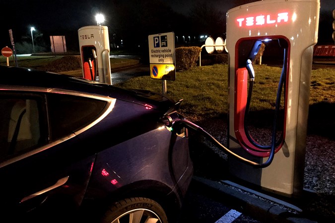 Tesla Supercharger public charging