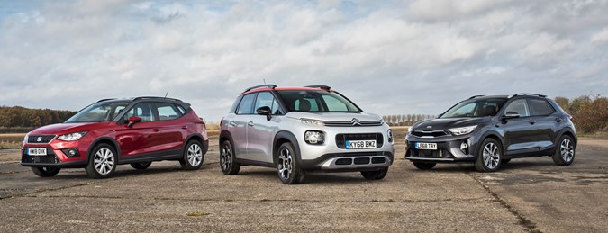 Best small SUVs tested: C3 Aircross, Arona and Stonic