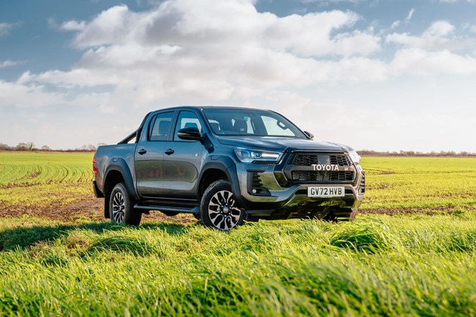 The Toyota Hilux pickup - outstanding in its field.