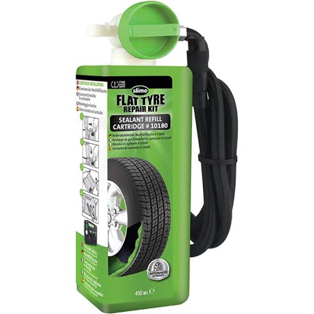 Slime 10180 Flat Tyre Puncture Repair Kit Refill