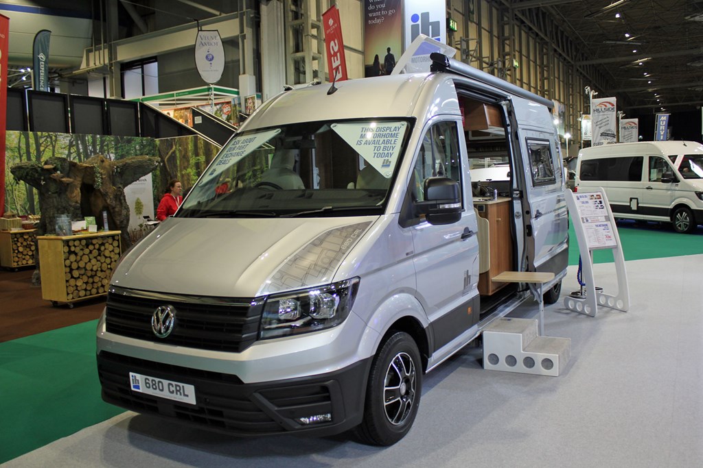 Campervans at the 2019 Caravan, Camping and Motorhome Show