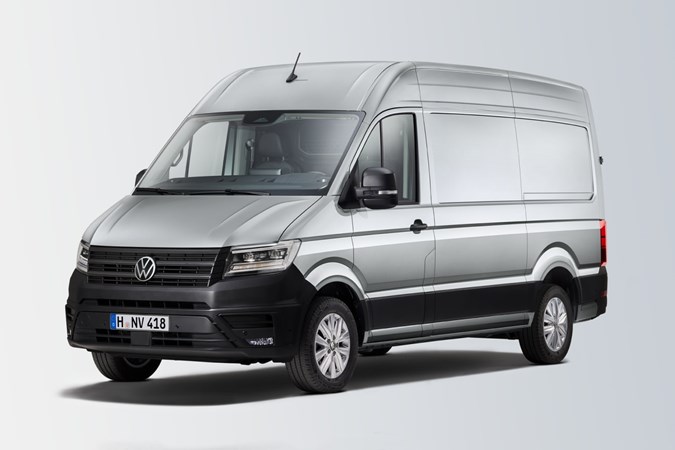 The 2025 Volkswagen Crafter facelift changes little on the outside.