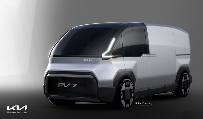 The Kia PV7 is set to be the second of the brand's new vans.