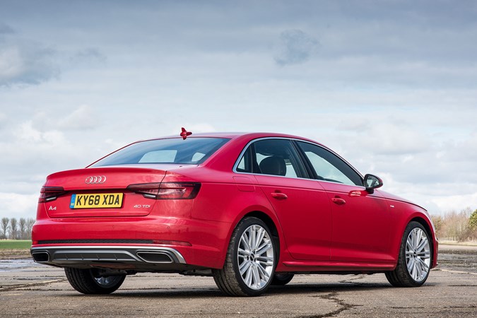 Audi A4 S Line rear - the best saloon cars