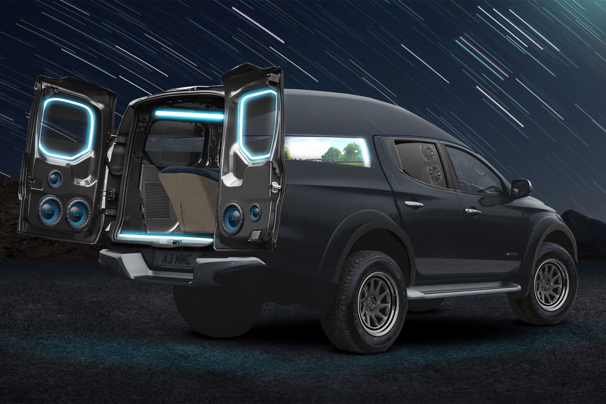 Mitsubishi L200 eSports concept – a pickup truck built for gamers