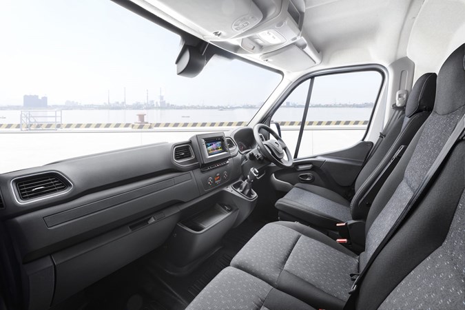 2019 Vauxhall Movano facelift - cab interior showing new dashboard