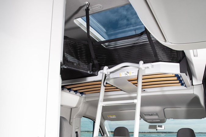 VW Grand California camper review - 2019 UK 600 model, upper sleeping area