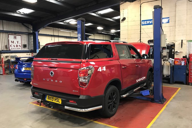 SsangYong Musso first service