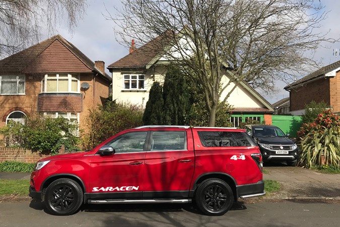 2019 SsangYong Musso Saracen on residential street