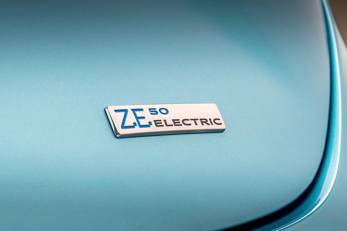 2020 Renault Zoe ZE50 badge