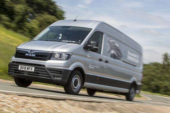 MAN TGE - find out where it ranks among large vans for payload